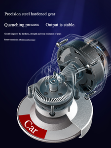 เครื่องเจียรไร้สายดองเฉิง ใช้งานง่าย แบบไร้แปรงถ่าน เกรดอุตสาหกรรม พร้อมสายอะแดปเตอร์ แบตเตอรี่ 12 โวลต์ ขนาด 125 มม. แบบคอยาว พร้อมปุ่มกดแบบดิสก์ - Product Image 2