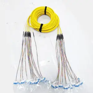 Proveedor de Datolink FTTH Cable interior Cable micro Breakout SM LC/144/UPC Core Multifibe rama Cable de conexión de fibra óptica