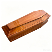 Ataúd de Madera Maciza Europea de Fábrica, Certificado FSC, Personalizable, para Uso Funerario