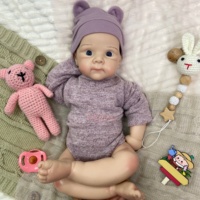 Poupées Bébé Reborn en Silicone Intégral, Réalistes, Bouche Ouverte, 50CM, Poupée Fille Nouveau-né Betty avec Sucette, Cadeaux pour Bébés