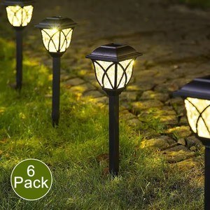 Stile vintage giardino lanterna <span class=keywords><strong>solare</strong></span> LED illuminazione vialetto ad <span class=keywords><strong>energia</strong></span> <span class=keywords><strong>solare</strong></span> illuminazione esterna - Product Image 5