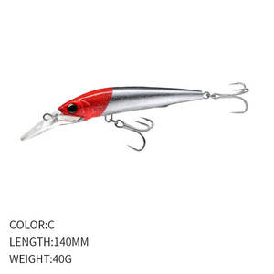 Appâts durs 14cm40g <span class=keywords><strong>Bass</strong></span> Minnow Crank Bait Deep Diving Fishing Lure Crankbait - Product Image 4