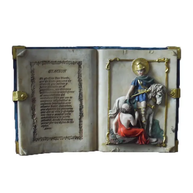 Resin crafts vintage Christian religious item Bible ornament book figurine the Disciple religious souvenir