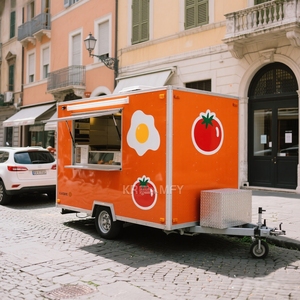 Remorque mobile 2025 pour snacks, pizzas, camion de restauration rapide, acier inoxydable, concession, café, remorque alimentaire à vendre - Product Image 3
