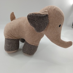 Tapones de puerta de felpa de elefante de bajo precio, bolsa de arena rellena, tapón de puerta de elefante para decoración del hogar - Product Image 2