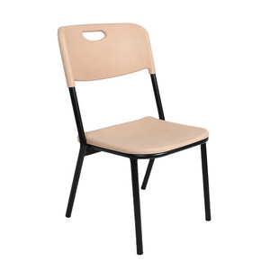 Cheap student plastic chair with metal legs school library chairs kids study chair for sale