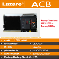 Disjoncteurs à air ACB W1-6300 Produit de haute qualité pour une gestion efficace des circuits