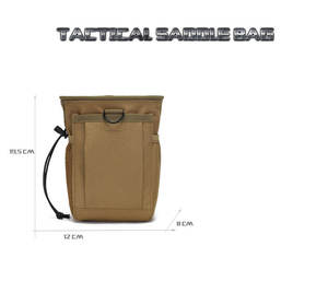 Riñonera Táctica Unisex para Exteriores de 3-5L con Cierre de Cremallera, Microfibra, Ajustable, Casual, Impermeable, en Forma de Caja, con Rayas - Product Image 3