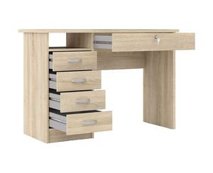 Minimalist Wooden Desk, Modern Customizable with <b>Lockable</b> <b>Drawers</b>, Suitable for Offices Schools and Hospitals - Product Image 6
