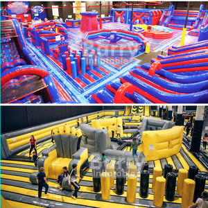 Parc <span class=keywords><strong>de</strong></span> trampoline Fun City parc d'attractions gonflable grandes maisons <span class=keywords><strong>de</strong></span> rebond gonflables pour adultes à vendre pour parc à thème gonflable pour enfants - Product Image 5