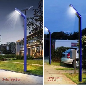 Poste de luz de calle para jardín, poste de lámpara, 3m, 4m, 5m, 6m, precio de un solo brazo, luz exterior personalizada de aluminio - Product Image 2