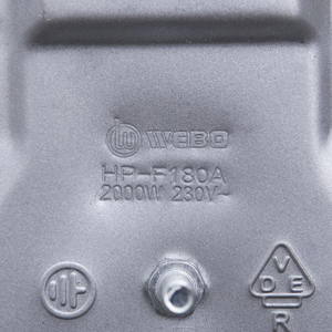 Piastra Elettrica 230V 1000W <span class=keywords><strong>HP</strong></span>-<span class=keywords><strong>F145</strong></span> Certificato VDE - Product Image 4