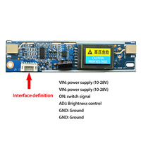 Module IGBT Creatall Avt-2028 Haute Tension 10-28V Universel 15-22 Pouces Carte de Commande de Rétroéclairage LED LCD TV avec 2 Lampes