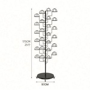 Clothing Store Sun <b>Hat</b> Storage Shelf Floor Child Store Multi-layer <b>Hat</b> Rack Display Rack <b>Hat</b> <b>Holder</b> Mobile - Product Image 1