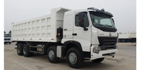 Camions à benne basculante neufs 8 x 4 à vendre, camions à benne basculante Sinotruk HOWO avec des prix bas et une qualité élevée, camions à benne basculante à vendre