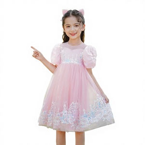 Abito estivo soffice per bambina, vestito da principessa alla moda in stile western, costume per spettacoli cinematografici e televisivi per bambini - Product Image 1