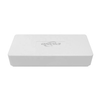 Switch Ethernet No Administrado de 8 Puertos y 100 Mbps para Cámaras CCTV, Capacidad de 1.6 Gbps, Compacto, Plug and Play, Mini de Escritorio
