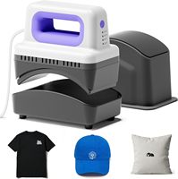 Prensa para Gorras SZ01, Máquina de Prensa de Calor Ligera para Gorras con 4 Niveles de Calentamiento para Proyectos de Vinilo, Sublimación y Transferencia de Calor
