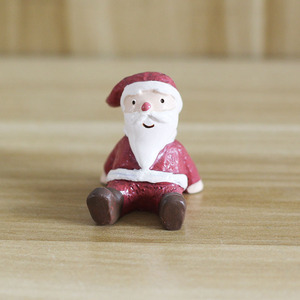 Christmas Resin Figurines Miniature Dolls Indoor Decorations Matte Finish Craft Ornaments - Product Image 3