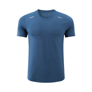 Camisetas Deportivas para Hombre con Logotipo Personalizado, Venta al por Mayor, Camisetas de Poliéster de Secado Rápido para Hombre, Camiseta para Correr de Verano - Product Image 3