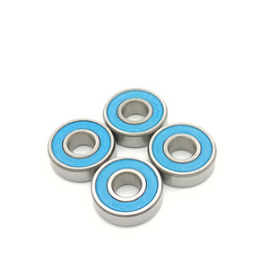 Roulement à billes en acier inoxydable S696A440 6x15x5mm, roulement de précision pour moteur avec joints intégrés, simple rangée - Product Image 1