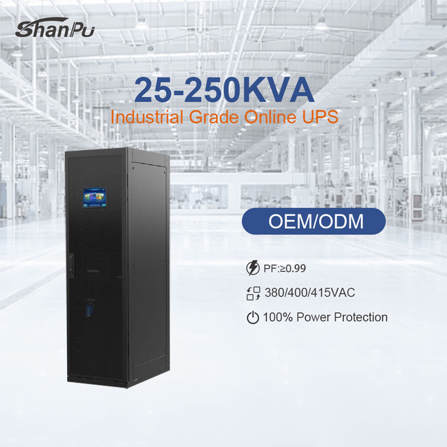 Modular UPS 25-250KVA Uninterruptible Power Supply System Three Phase Online UPS for Data Center Telecom Server Room Industrial