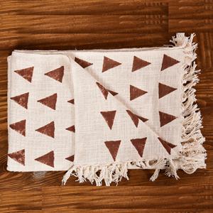 Decorativo blanco y marrón Manta con borlas de textura casa decoración tiro en el precio al por mayor hecho a mano boho Manta - Product Image 3