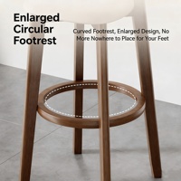 Chaises de bar en cuir de style moderne et luxueux, certifiées CE UE, pour hôtel, café, bar à domicile, utilisation en extérieur - Vente en gros d'usine, haute qualité
