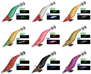 Señuelo de Pesca de Calamar Japonés Luminoso UV de Hundimiento Lento 1.5 1.8 #   2.2 #   2.5 #   3.0 #   3.5 #   <span class=keywords><strong>4.0</strong></span> #   Señuelo de Pesca de Agua Salada de Plástico Duro <span class=keywords><strong>Egi</strong></span> Shrimp - Product Image 1