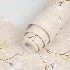 Jinyi PVC China Chinoiserie Printed Hand Painted Customized Pattern Decor Sticker Self-adhesive Wallpaper