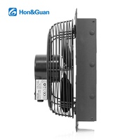 Ventilateur axial à faible bruit HONGGUAN, 300 mm, AC 110V, pales en aluminium, volets, ventilation d'entrepôt, moteur Eco-watt