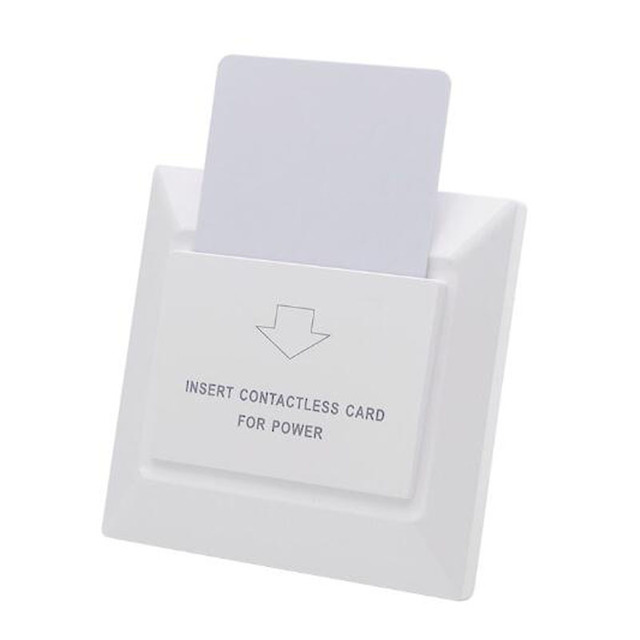 Smart Power Saver Wall Mounted Hotel RFID Proximity Key Card Universal Energy Saving Switch Device