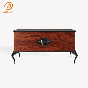 Modern Luxury <strong>Mahogany</strong> Finish Nightstand Elegant Bedroom Furniture <strong>Bedside</strong> <strong>Table</strong> with Solid Wood Drawer - Product Image 1