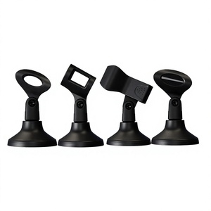Adjustable Mini Desk <b>Microphone</b> <b>Stand</b> Plastic Mic Holder Clip Swing Mount for Podcast Singing Karaoke - Product Image 3