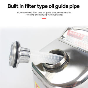 Conduit de stockage de liquide carré en acier inoxydable 304 de qualité <span class=keywords><strong>alimentaire</strong></span> de 20L Tube en plastique intégré de 3 gallons - Product Image 4