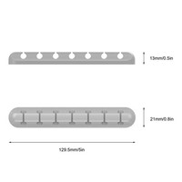 Support de câble USB Support de câble flexible en silicone pour enrouleur de câble Organisateur de câble