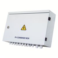 Système solaire photovoltaïque hors réseau 6, 8, 12 strings, boîtier de combinaison DC en acier laminé à froid avec disjoncteur MCB et fusible SPD photovoltaïque
