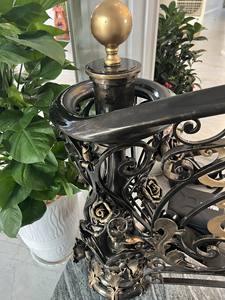 Rampe d'escalier moderne néoclassique, fournisseur de haute qualité, rampe en fer forgé, protection UV, résistant à la rouille - Product Image 4