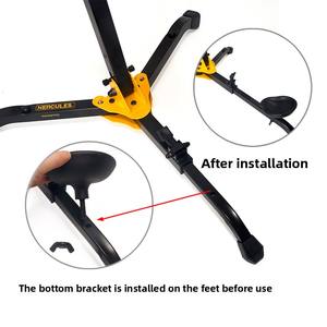 Hercules DS561B Soporte <span class=keywords><strong>de</strong></span> instrumentos <span class=keywords><strong>de</strong></span> viento <span class=keywords><strong>de</strong></span> hierro Soporte <span class=keywords><strong>de</strong></span> <span class=keywords><strong>clarinete</strong></span> duradero para instrumentos <span class=keywords><strong>tipo</strong></span> teclado - Product Image 3