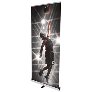 Giá rẻ 85x200 Standee nhôm cuộn lên ngang có thể thu vào biểu ngữ và đứng trống chi phí cuộn lên biểu ngữ đứng - Product Image 2