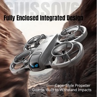 Drone Quadricoptère Mini 4 Axes 4DRC V68 avec Lumières LED Colorées, Lancement Manuel, Maintien d'Altitude, Jouet Aéronautique Acrobatique – Vente Directe Usine