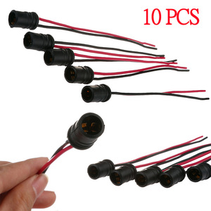 T10 W5W 194 168 2825 Car Motorcycle <b>Socket</b> Wiring Harness <b>12V</b> LED Brake Turn Signal Lamp Holder - Product Image 5