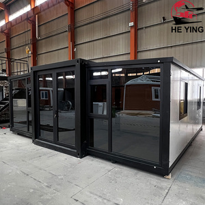 Casa prefabbricata di 20 piedi 2 camere da letto casa espandibile su misura contenitore pieghevole prefabbricato di lusso Livingcontainer <span class=keywords><strong>case</strong></span> <span class=keywords><strong>in</strong></span> <span class=keywords><strong>vendita</strong></span> - Product Image 1