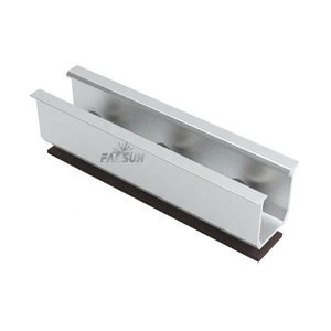 FarSun Tin sul tetto solare U alluminio Rail sistema di montaggio in alluminio - Product Image 6