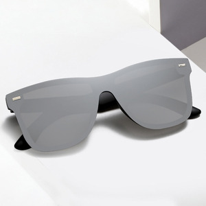 Lunettes de soleil élégantes personnalisées de couleur de monture carrée de haute qualité Lentille AC Lentille optique UV400 Lunettes de soleil pour hommes et femmes - Product Image 1