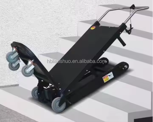 Mesin Transportasi Listrik Tugas Berat, Kontainer Gulung Baja Empat Roda, OEM Dapat Disesuaikan, Gerobak Dorong, Gerobak Belanja Pendaki Tangga - Product Image 1