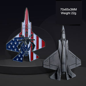 F35 Fighter Black Bird <span class=keywords><strong>SR71</strong></span> Warcraft Medal Collection EE. UU. Avión Regalos de recuerdo Desafío Moneda Aleación F16 Emblema Modelo de avión - Product Image 4