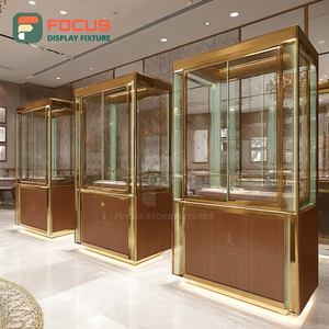 Vitrine à bijoux sur mesure avec finition stratifiée, vitrine à bijoux pour magasin commercial - Product Image 3