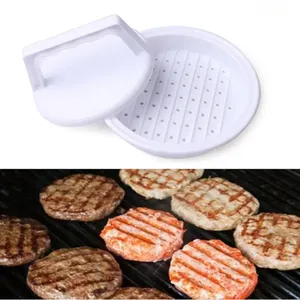 1 Presse à Hamburger en Plastique PP Écologique Antiadhésive pour Grillades BBQ, Moule à Galettes de Viande, Outil de Cuisine - Product Image 3