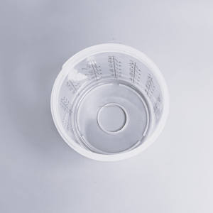 ถ้วยพลาสติกใสแบบใช้แล้วทิ้ง <span class=keywords><strong>ROMWE</strong></span> 600 มล. ผลิตจากวัสดุ PP+PE เป็นมิตรกับสิ่งแวดล้อม สำหรับระบบพ่นสีด้วยปืนพ่นสี พร้อมระบบพ่นสีรถยนต์แบบอัตโนมัติ - Product Image 3